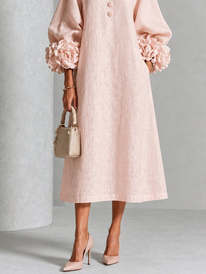 Liliana | Abito midi elegante con stampa floreale