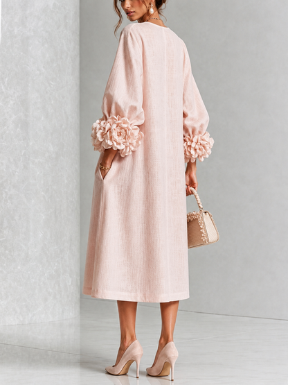 Liliana | Abito midi elegante con stampa floreale