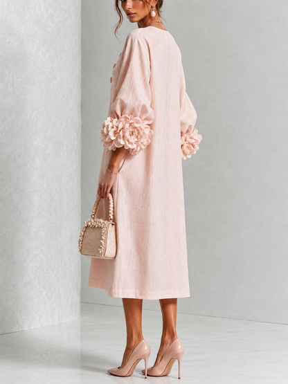 Liliana | Abito midi elegante con stampa floreale