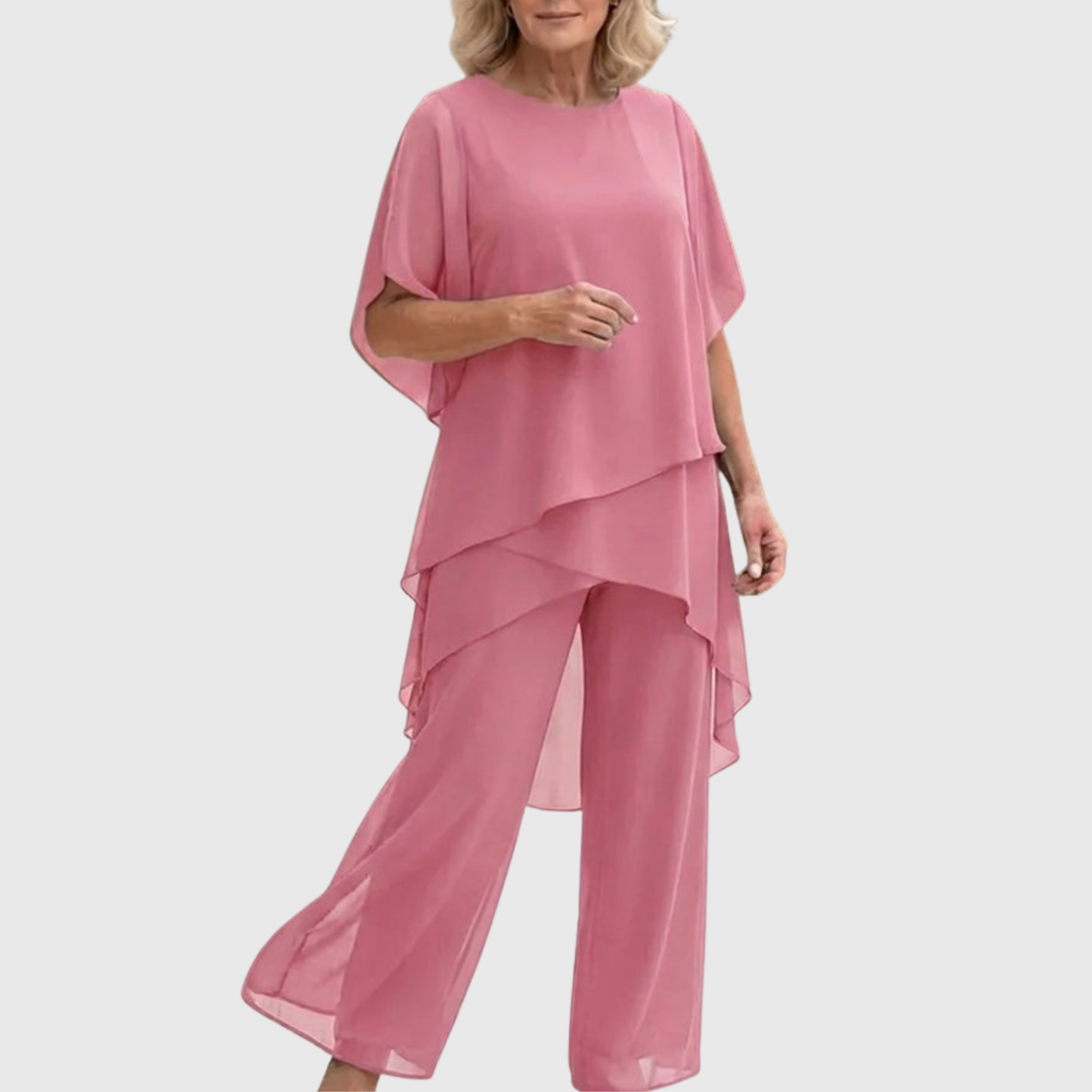 Chiara | Completo 2 pezzi con pantaloni palazzo