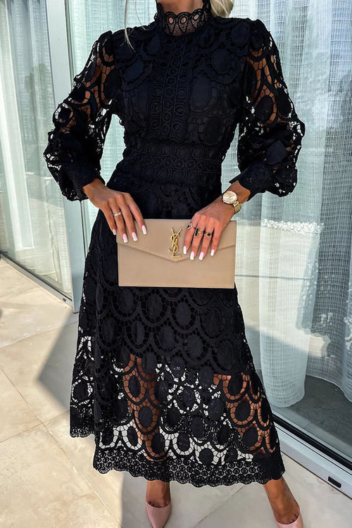 Liza | Abito in pizzo romantico