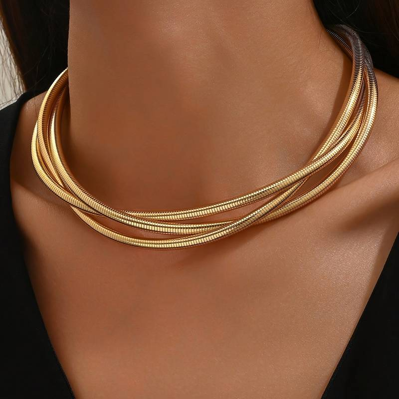Collana Vintage in Oro Stratificata